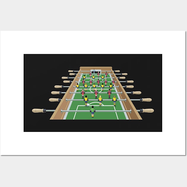 Foosball Table Wall Art by MrChuckles